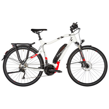 Bicicleta todocamino eléctrica HAIBIKE SDURO TREKKING 6.0 Blanco/Rojo 2018 0